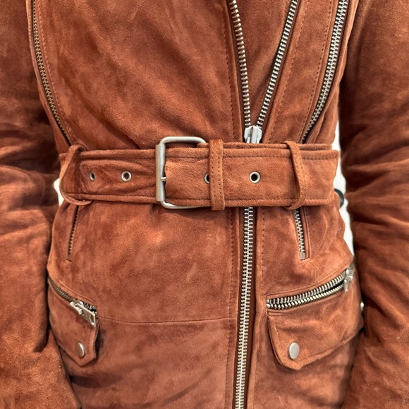 Lightly worn All Saints Suede Jacket - Picture 4 of 7